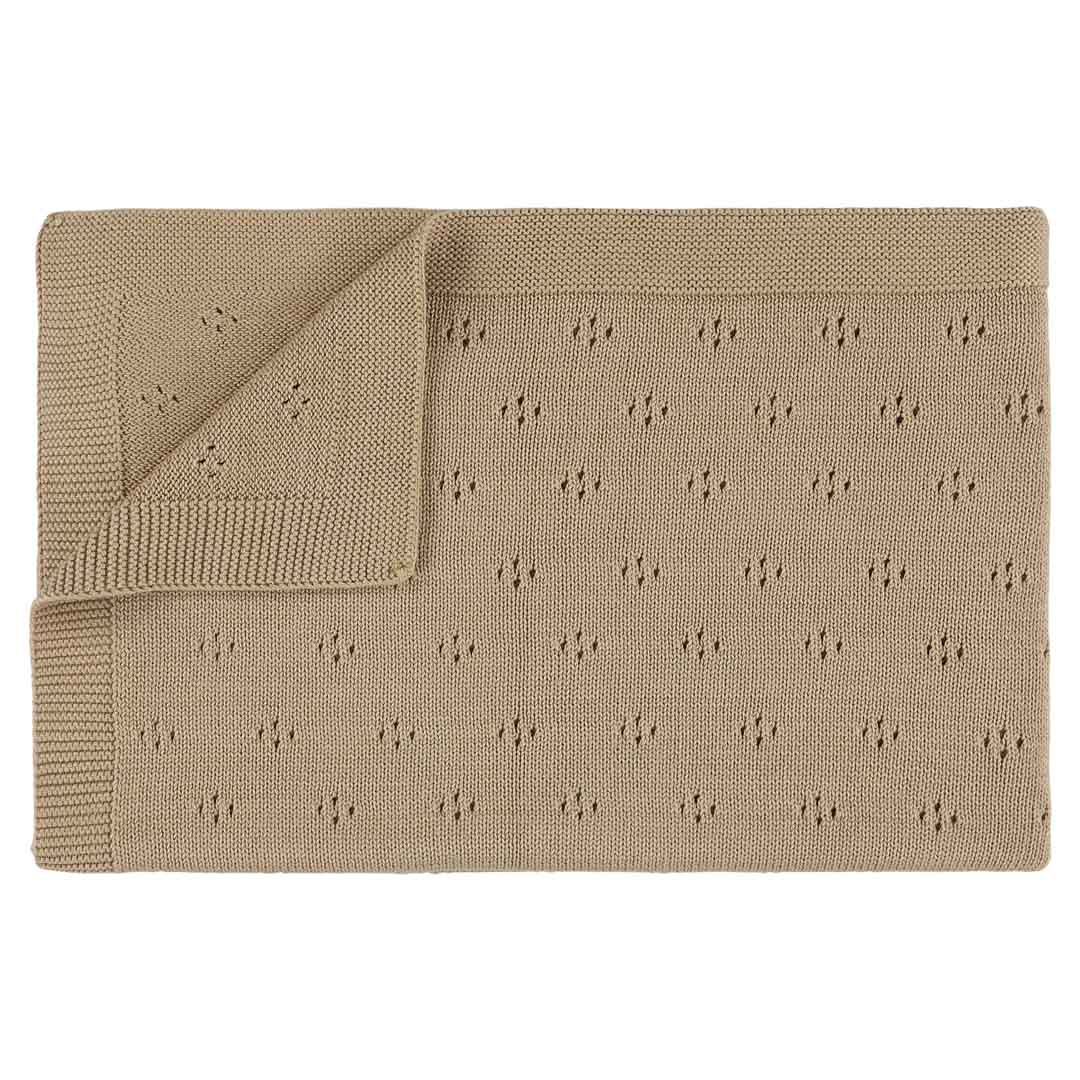 Plaid tricot | 75x100cm - Sand 